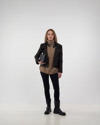 Biker Jacket "Diva" with Suede Leather Alternative