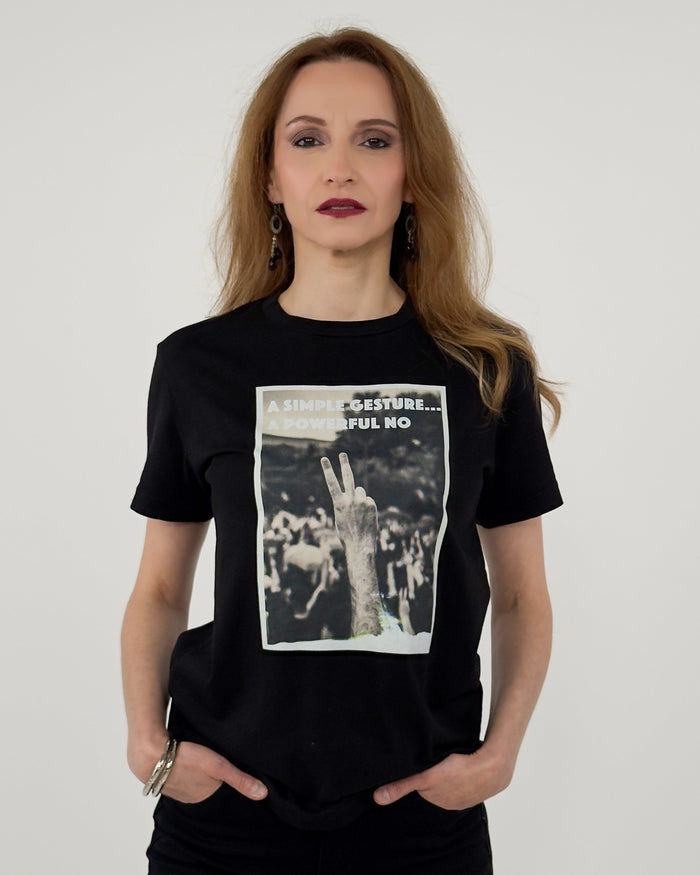 A Powerful NO Women's Classic Rebel T-Shirt